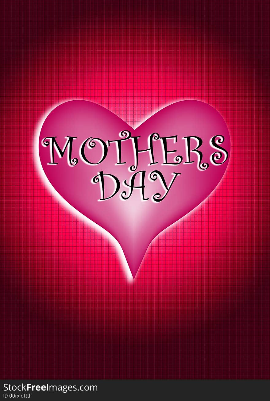 An image of a heart symbol/sign, that would be suitable for mothers day concepts. An image of a heart symbol/sign, that would be suitable for mothers day concepts.