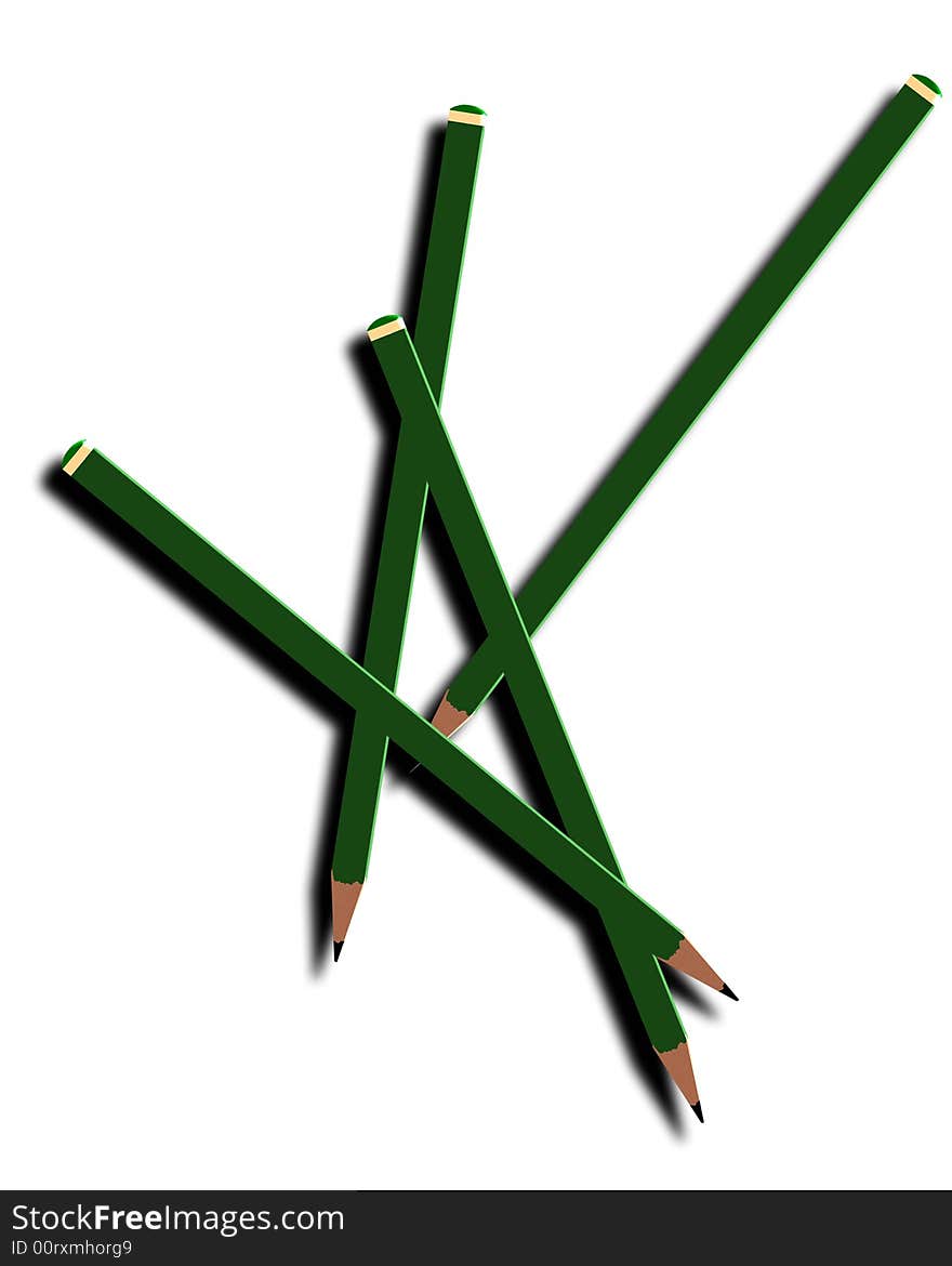 An image of lots of pencils, it could represent the concept of creativity