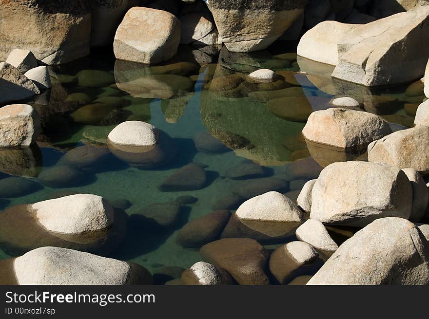 Reflection In The Rocks