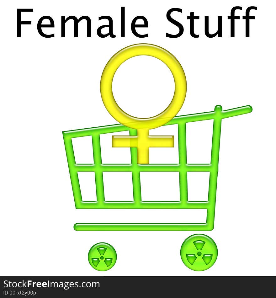 Female stuff cart