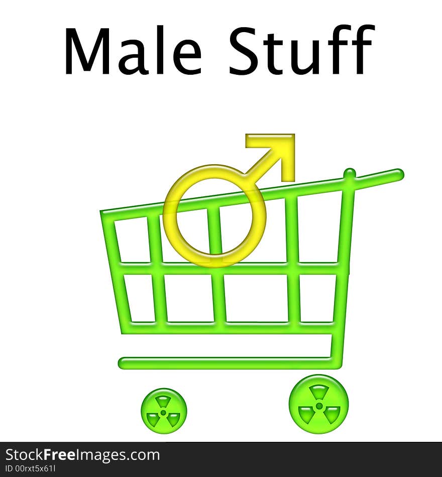 Male stuff cart