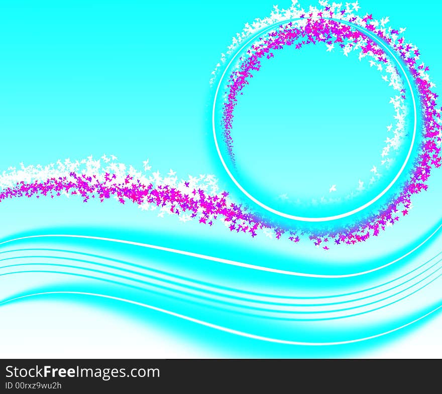 Abstract Background of  a digital illustration