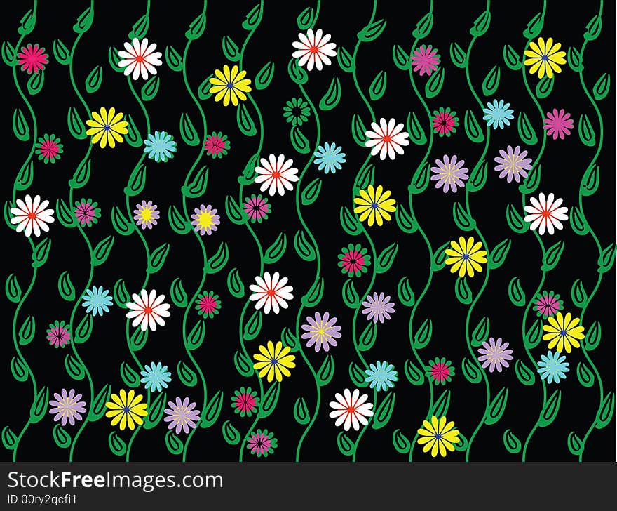 Vector Floral Background