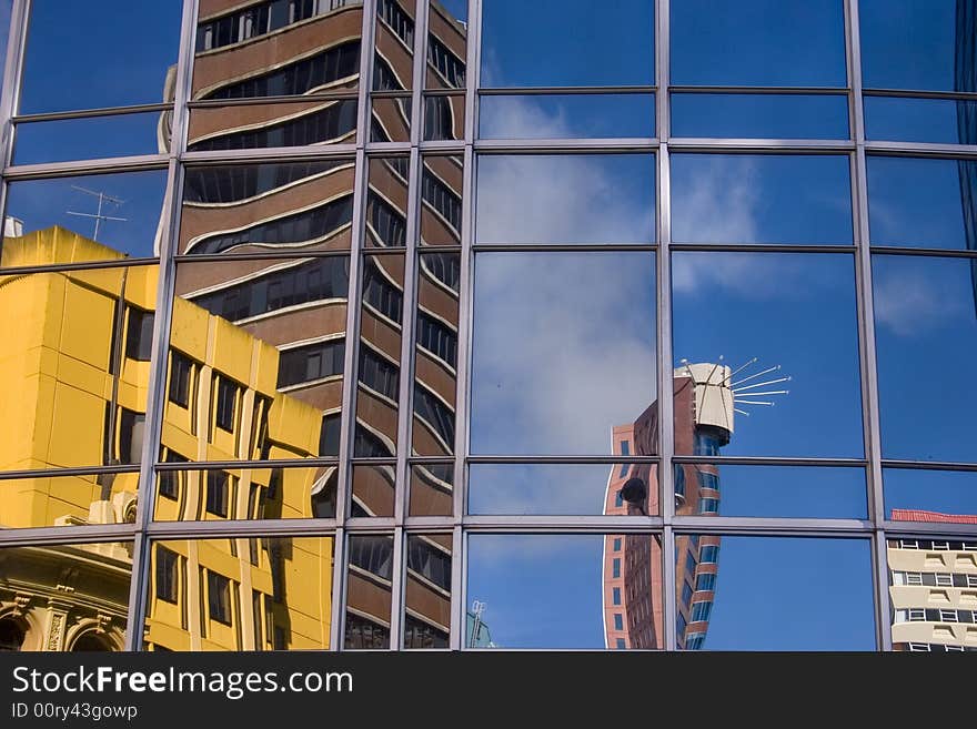 Buildings reflections