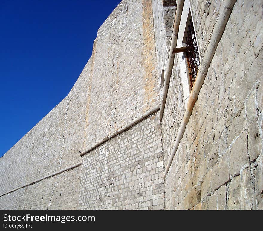 Connection of nature and architecture, Dubrovnik. Connection of nature and architecture, Dubrovnik