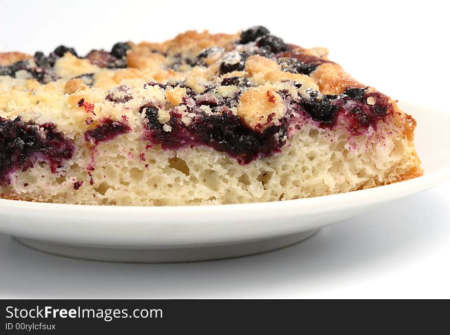 Close up of cake on a plate