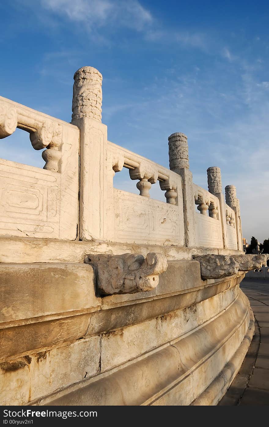 Temple of Heaven under blue sky