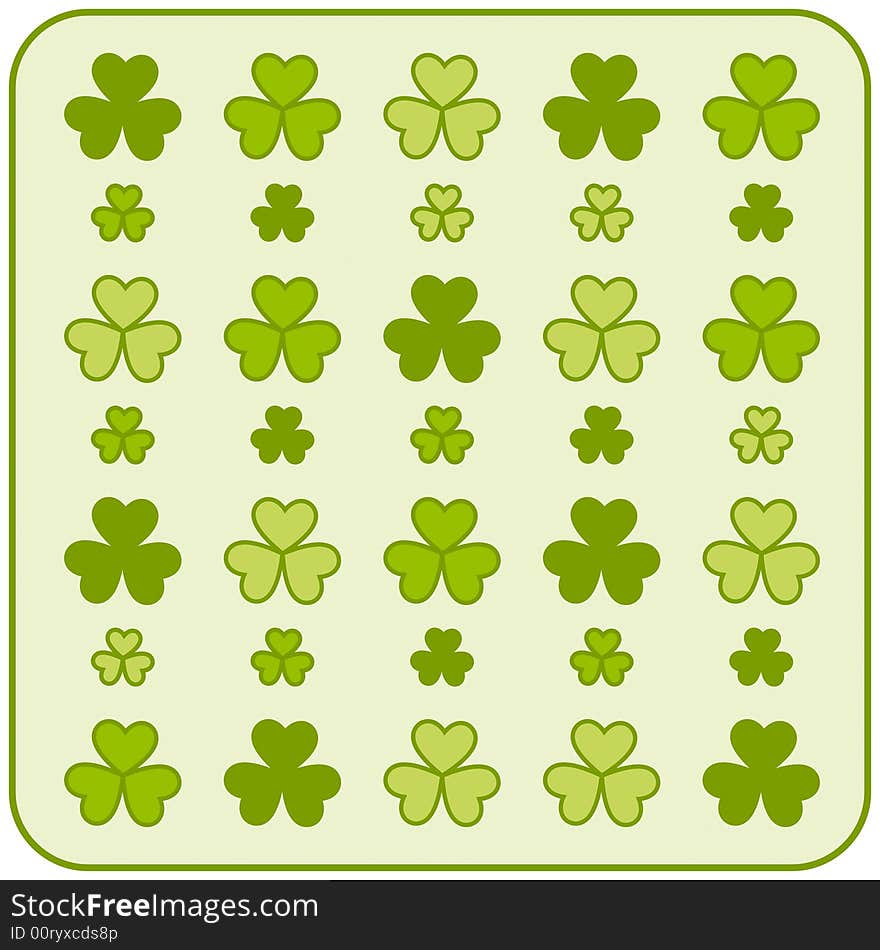 St. Patrick's Day vector background available in vector format