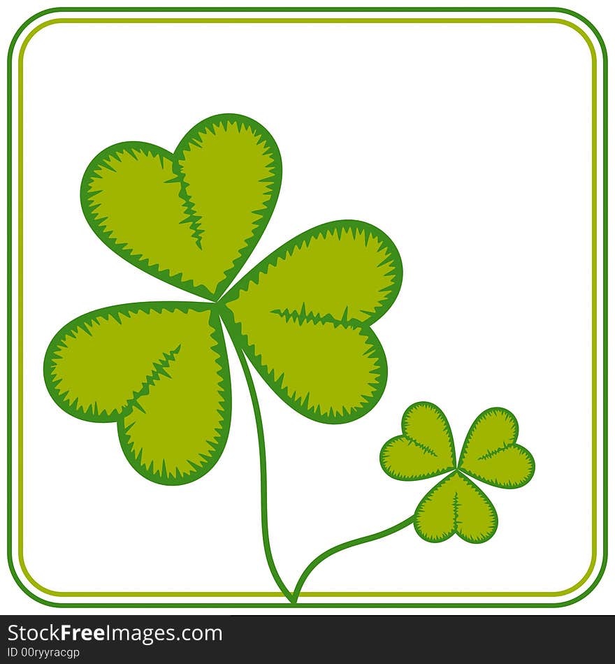 St. Patrick's Day card design available in vector format