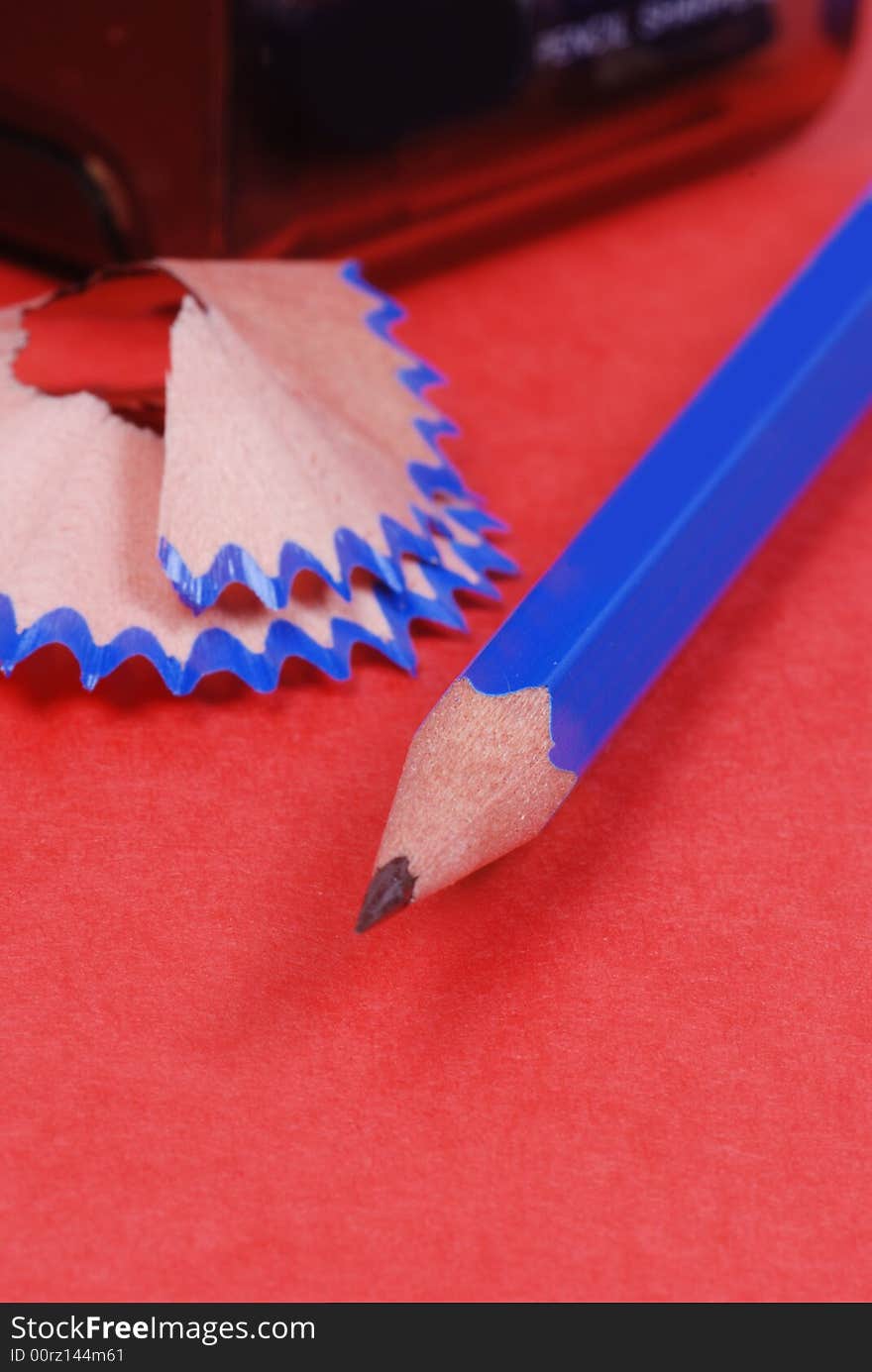 Pencil with shaving