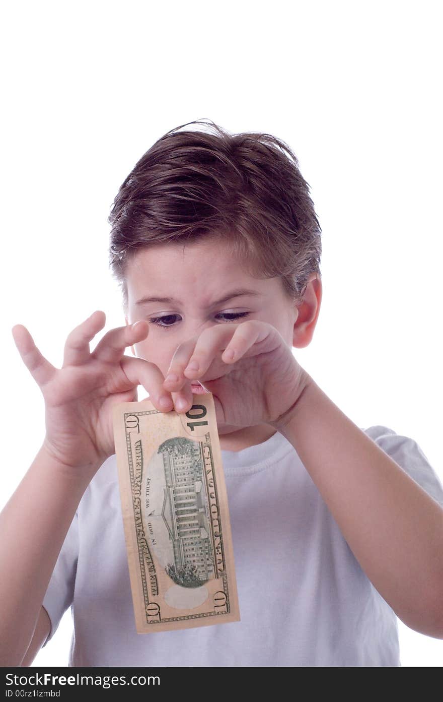 The Little Boy Is Going To Tear A Denomination