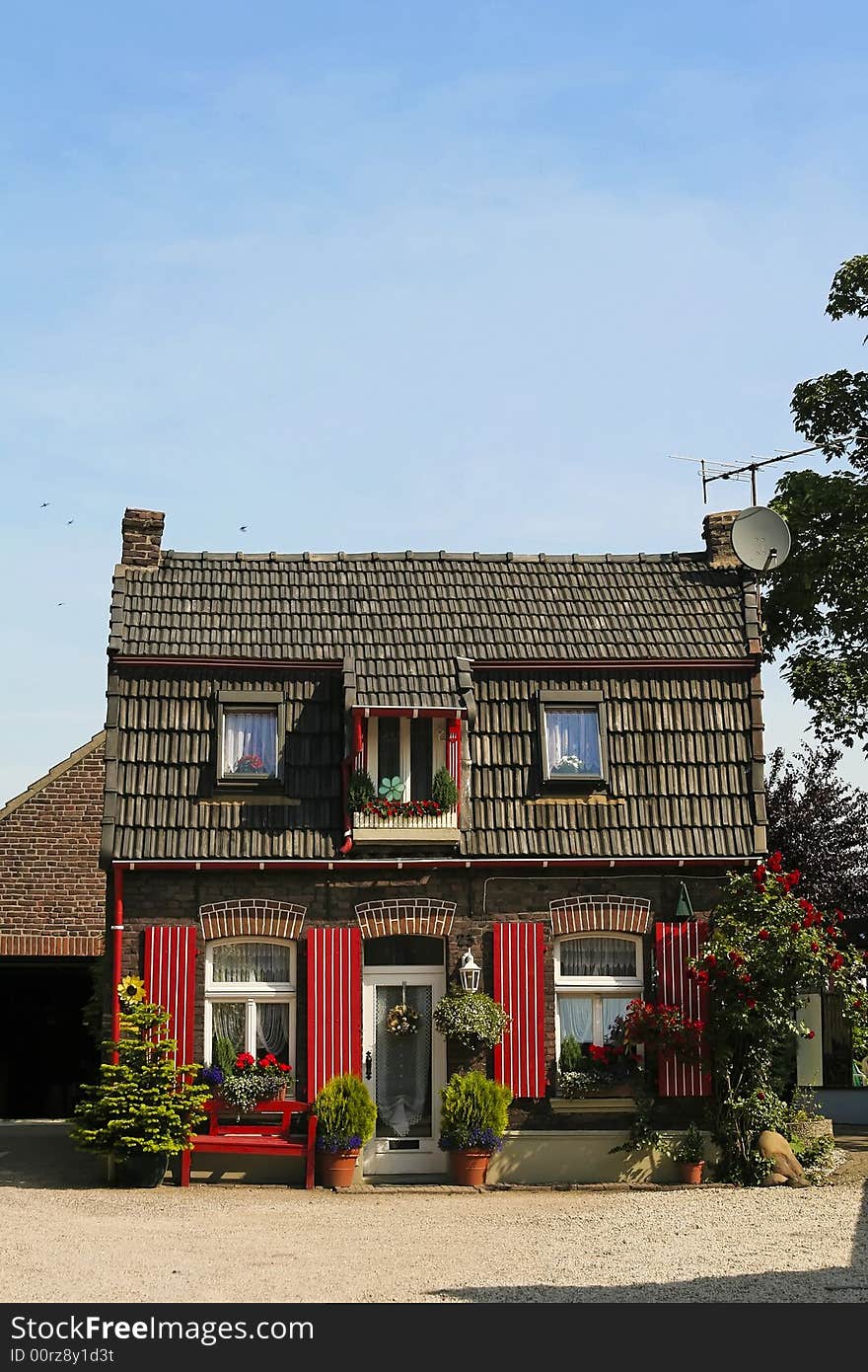 Small house in small village, germany