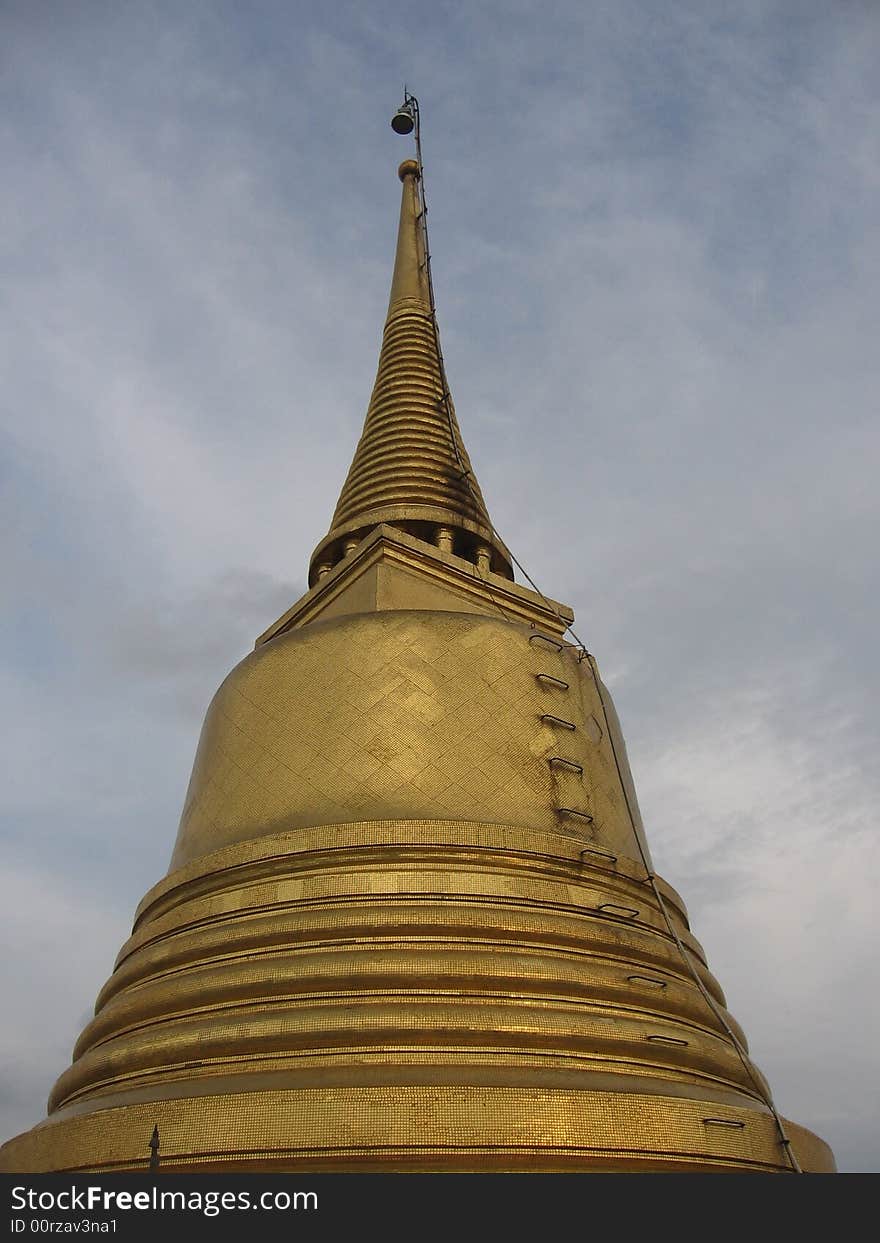 Golden Tower in Thailand