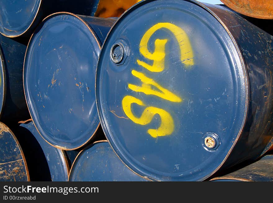 Metal Gas Drums