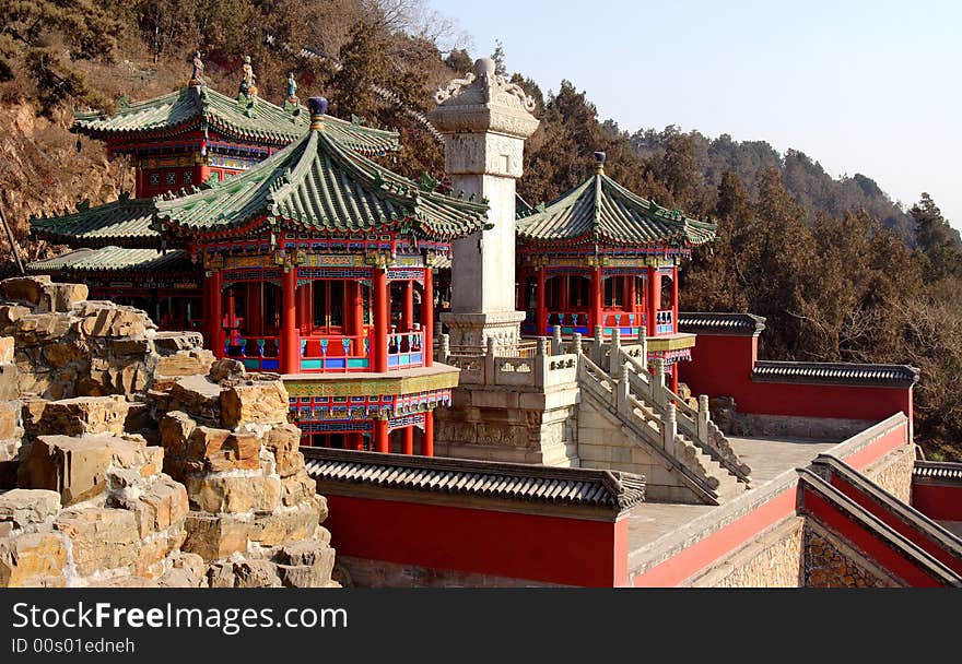 The temple in the mountains