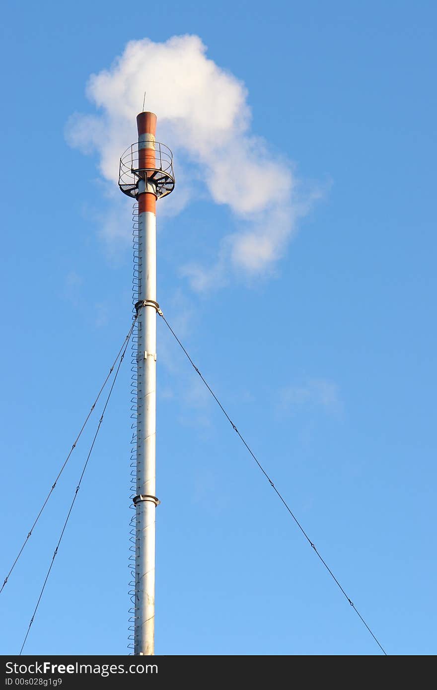 Pipe of a heating boiler-house for heating of premises. Pipe of a heating boiler-house for heating of premises.