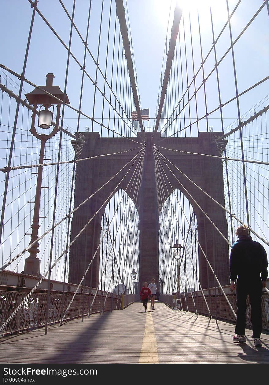 View of brooklyn Bridge, New York