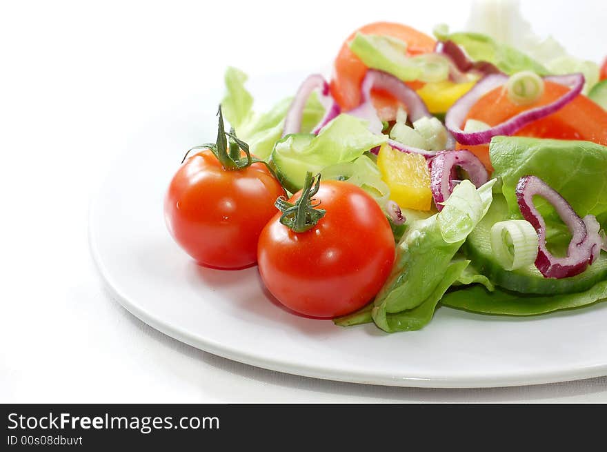 Delicious fresh vegetables studio shot. Delicious fresh vegetables studio shot