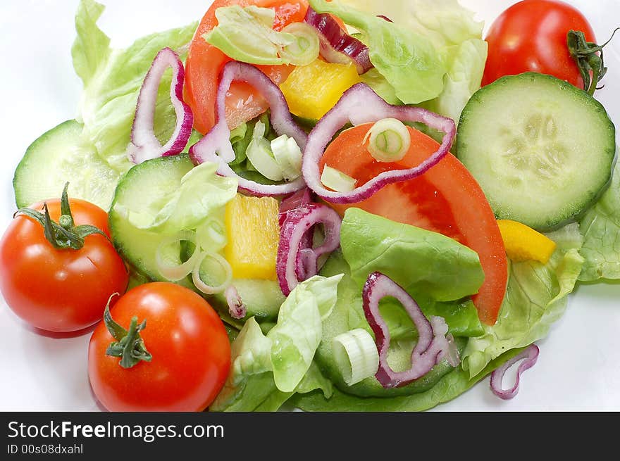 Delicious fresh vegetables studio shot. Delicious fresh vegetables studio shot