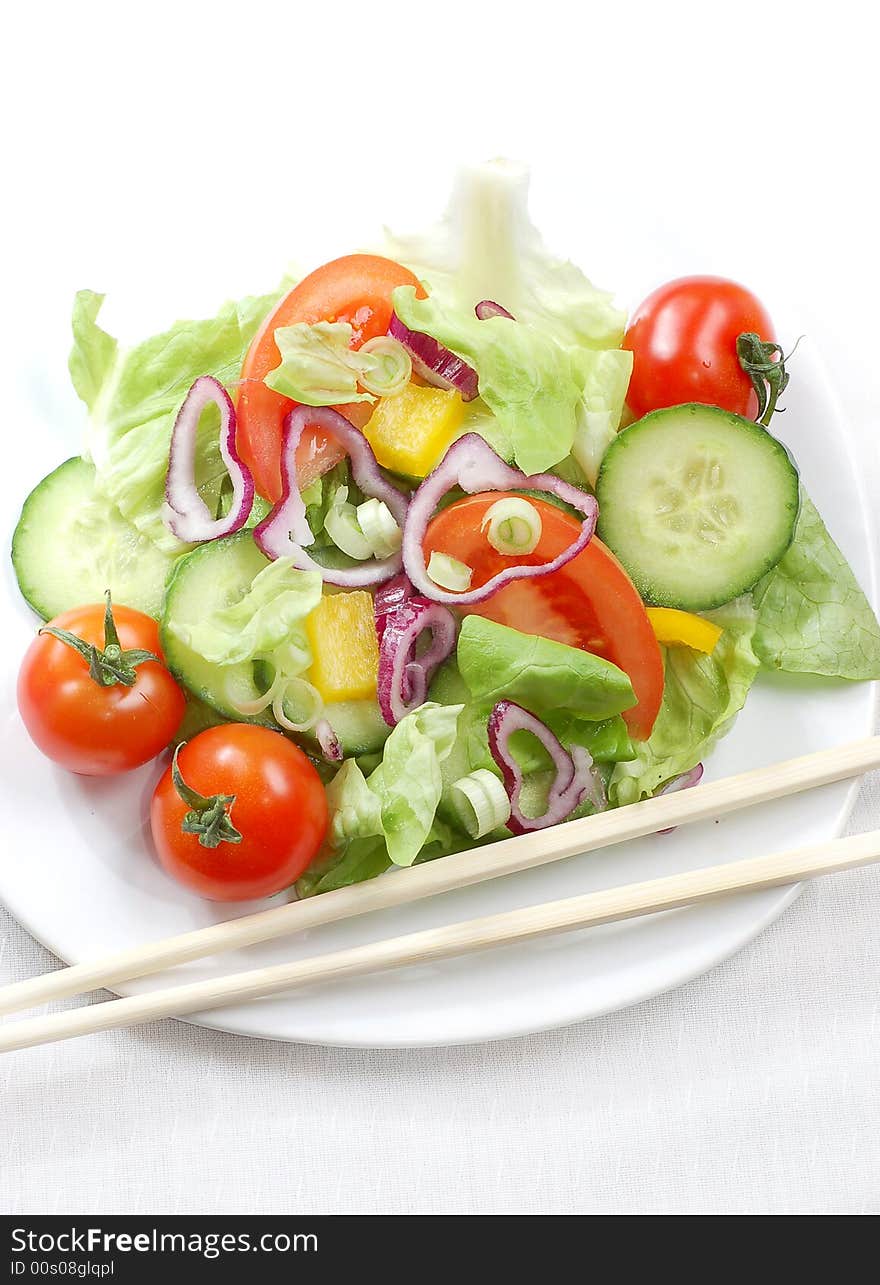 Delicious fresh vegetables studio shot. Delicious fresh vegetables studio shot