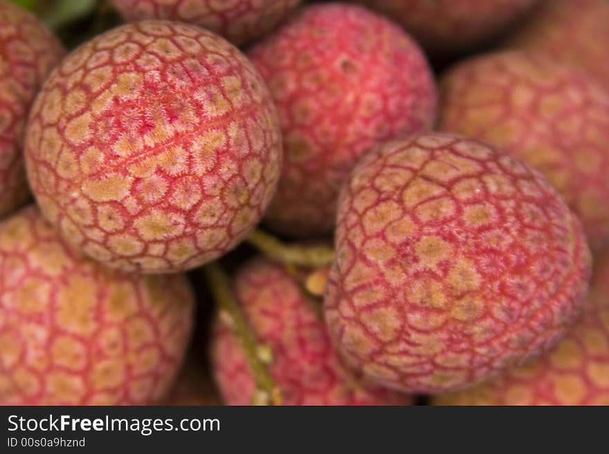 Lychees for sale in a local wet market