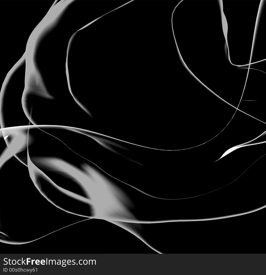 Black & white abstract background with smoky shapes. Black & white abstract background with smoky shapes.