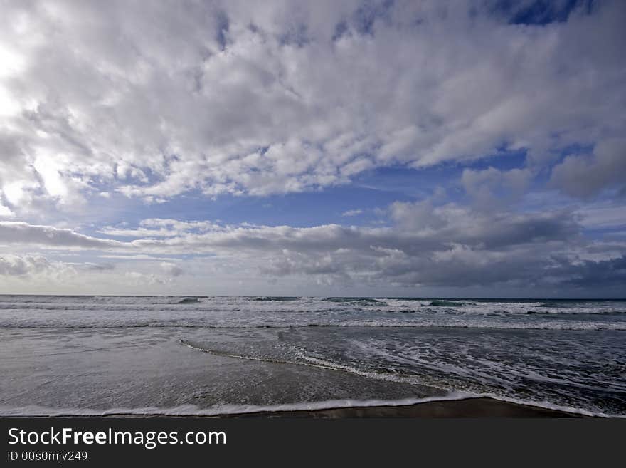 Clouds and ocean in Portugal