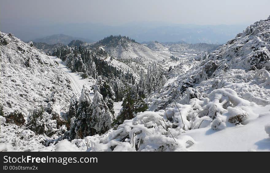 It was so luky to me to met the beautiful snow. It was so luky to me to met the beautiful snow