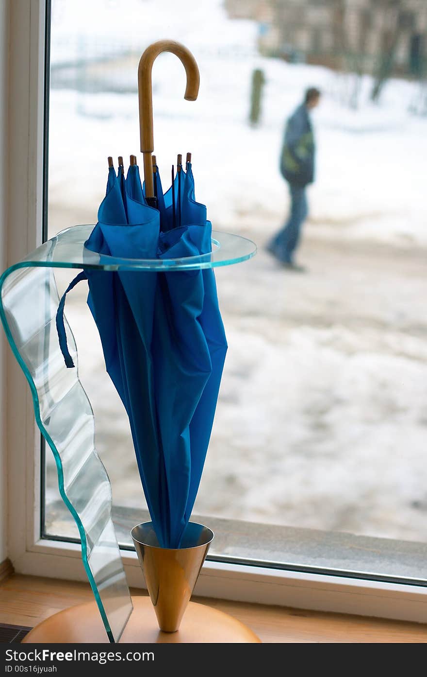 Umbrella in the winter