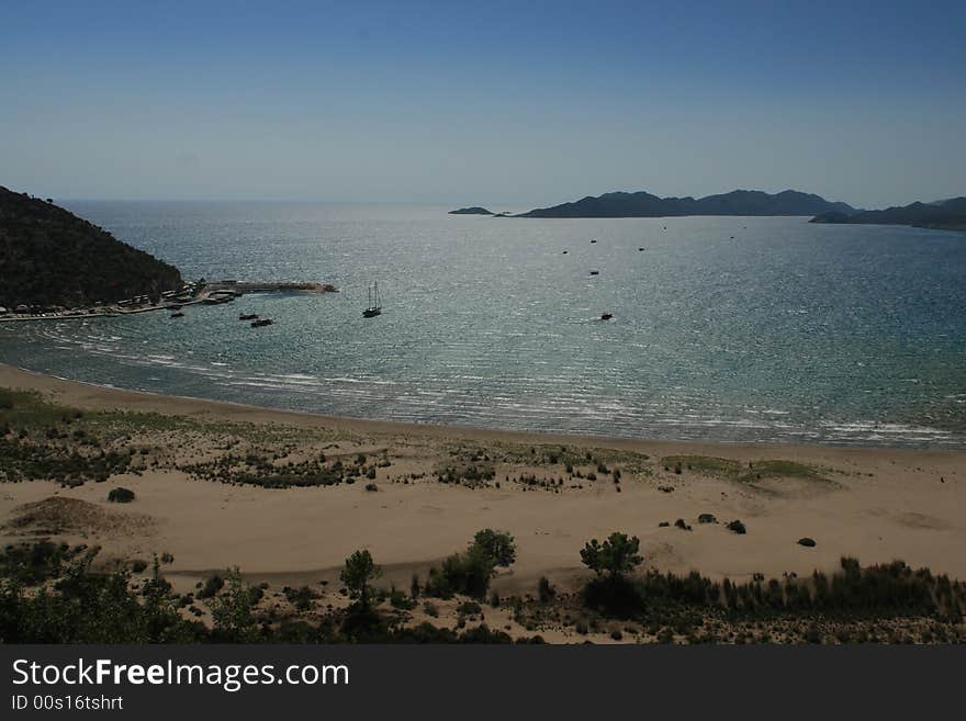 Beach Of Mediterranean