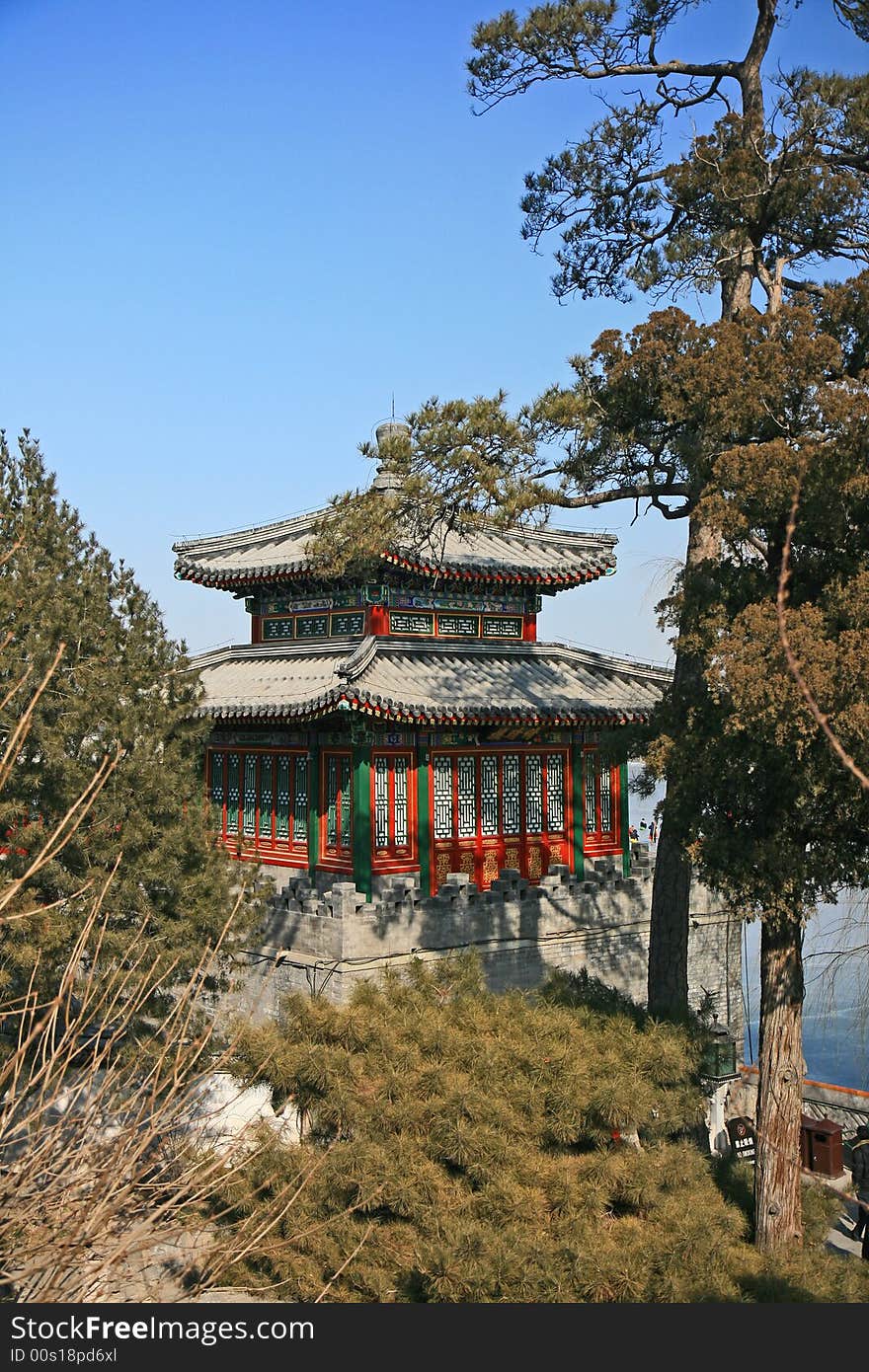 The top tourist spot - Bei-Hai (North-Lake) Park in the center of Beijing