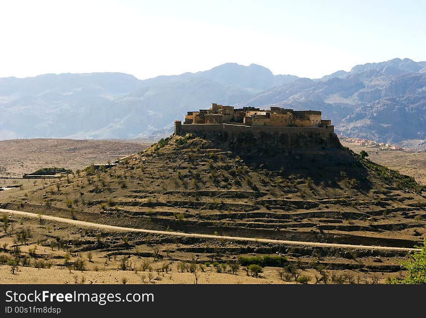 Small village in Atlas Mountain. Small village in Atlas Mountain