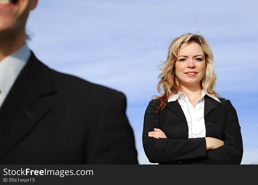 Portrait of a confident and successful businesswoman. Portrait of a confident and successful businesswoman