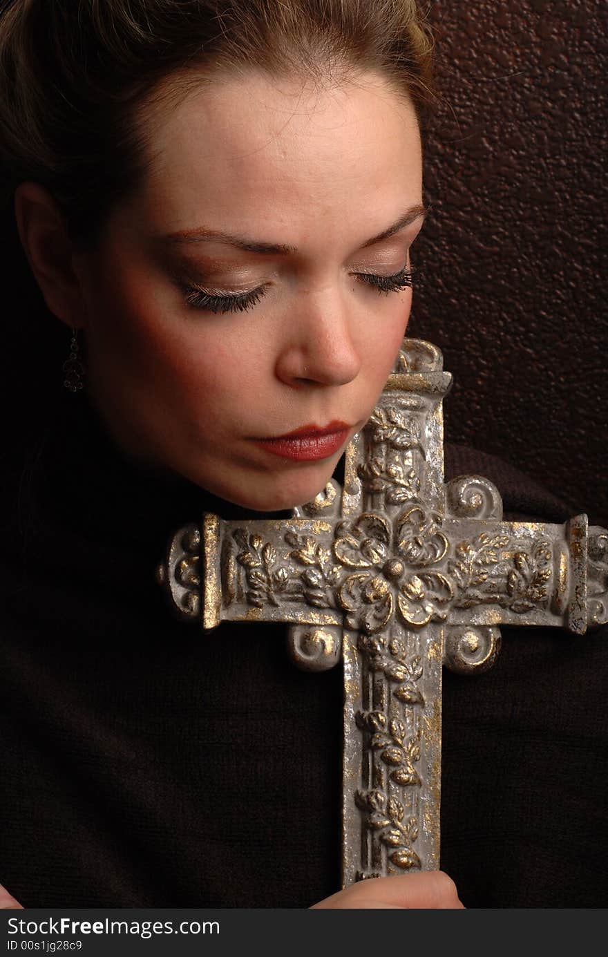 Woman praying