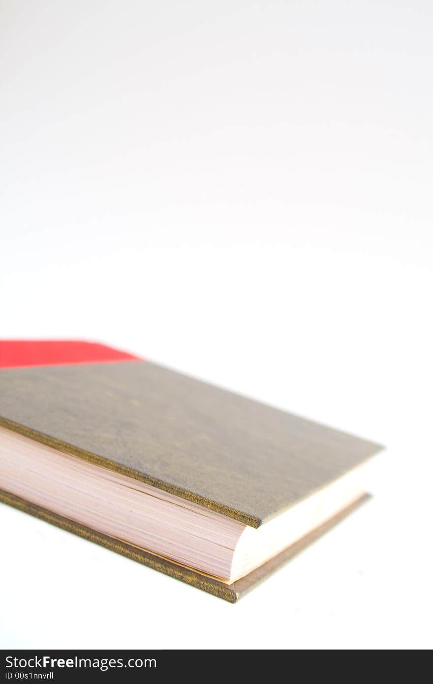 Generic book against a white background. Generic book against a white background