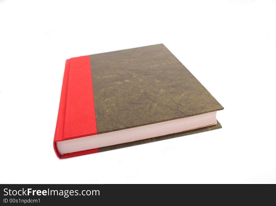 Generic book against a white background. Generic book against a white background