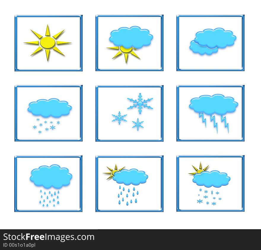 Weather icons