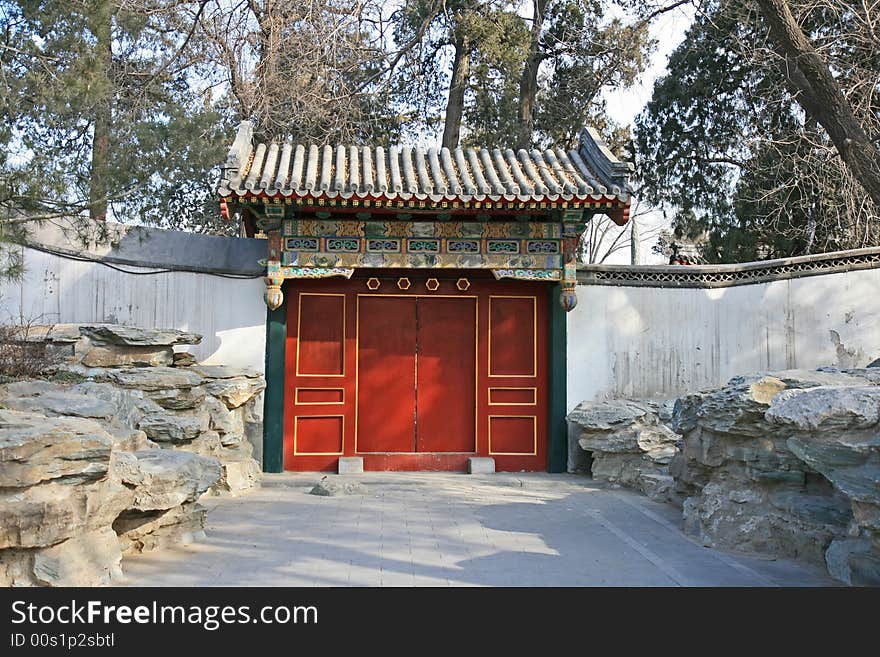 The top tourist spot - Bei-Hai (North-Lake) Park in the center of Beijing