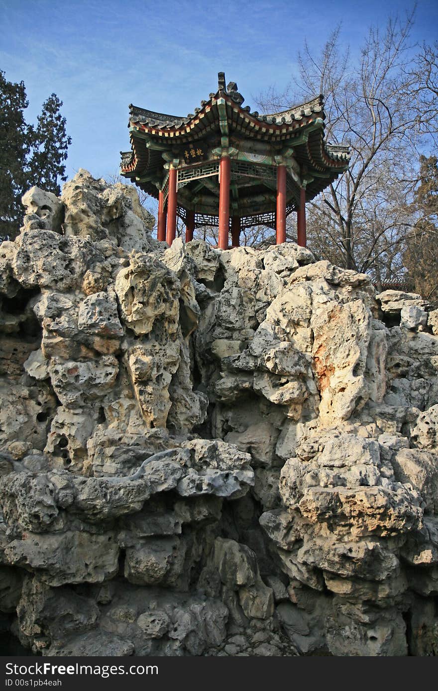 The top tourist spot - Bei-Hai (North-Lake) Park in the center of Beijing