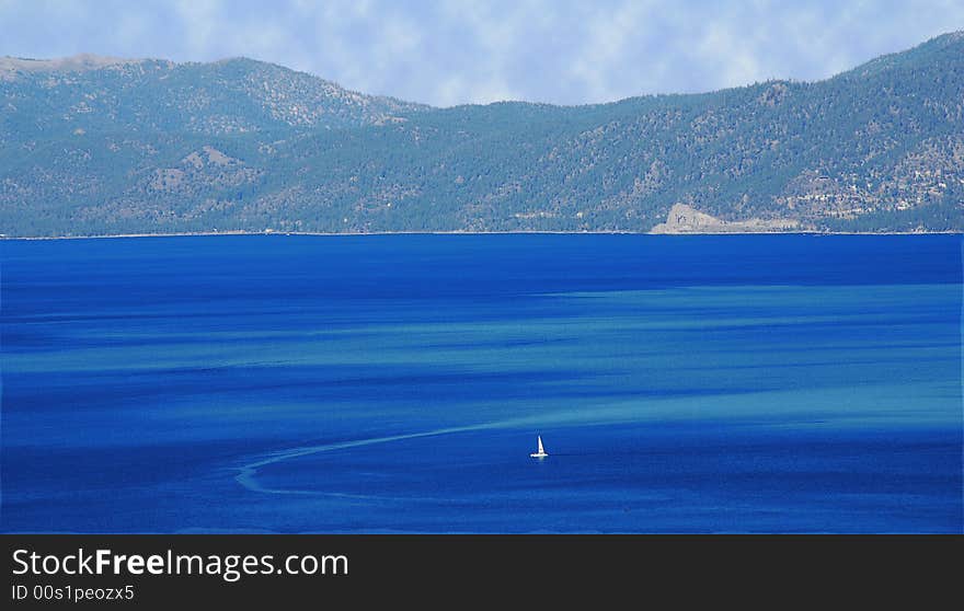 Lake Tahoe. California, USA. One of the most beautuful places. Tourist Meka.