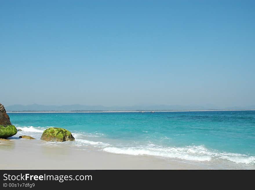 Beautiful scenery in sanya,hainan,China. Beautiful scenery in sanya,hainan,China