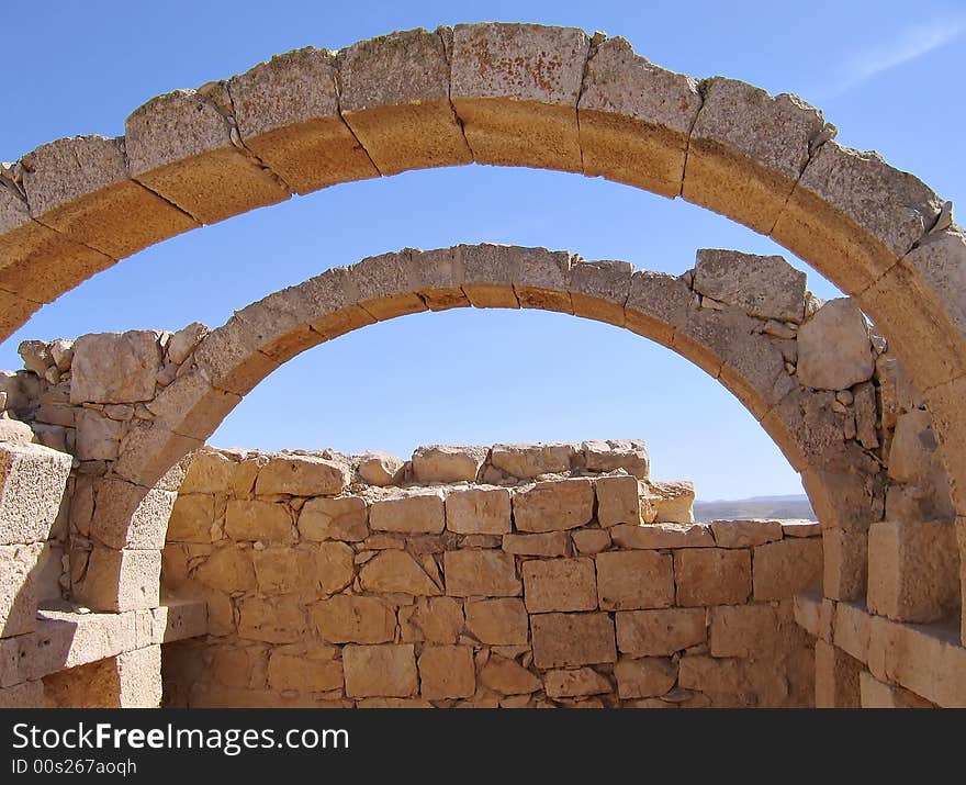 Arches in an ancient desert city