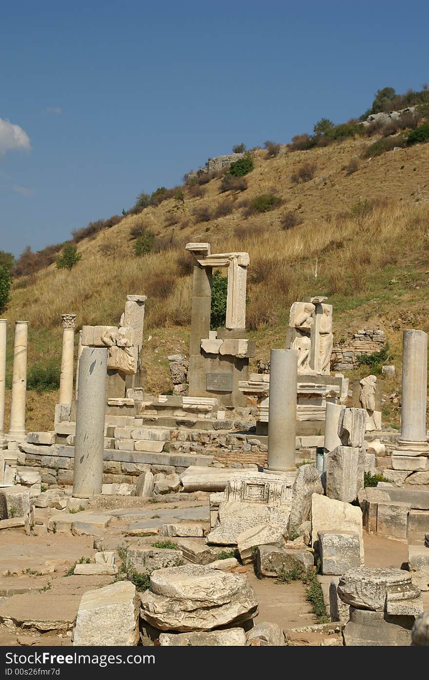 Ancient ruins in Ephesus