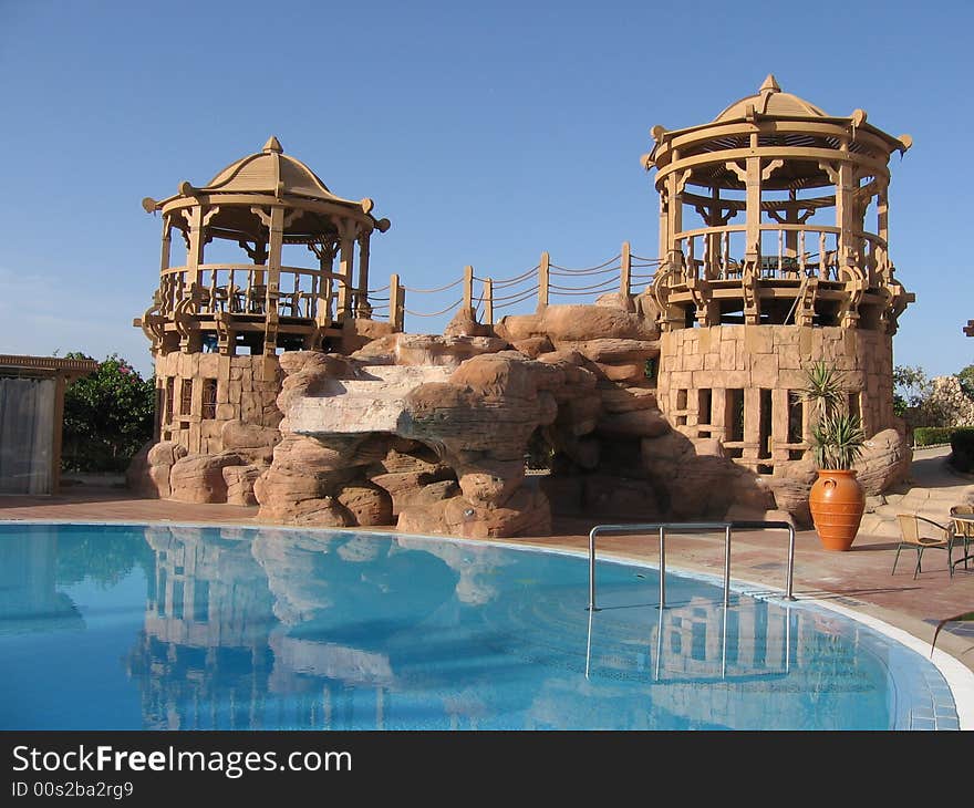 Oriental Towers with pool