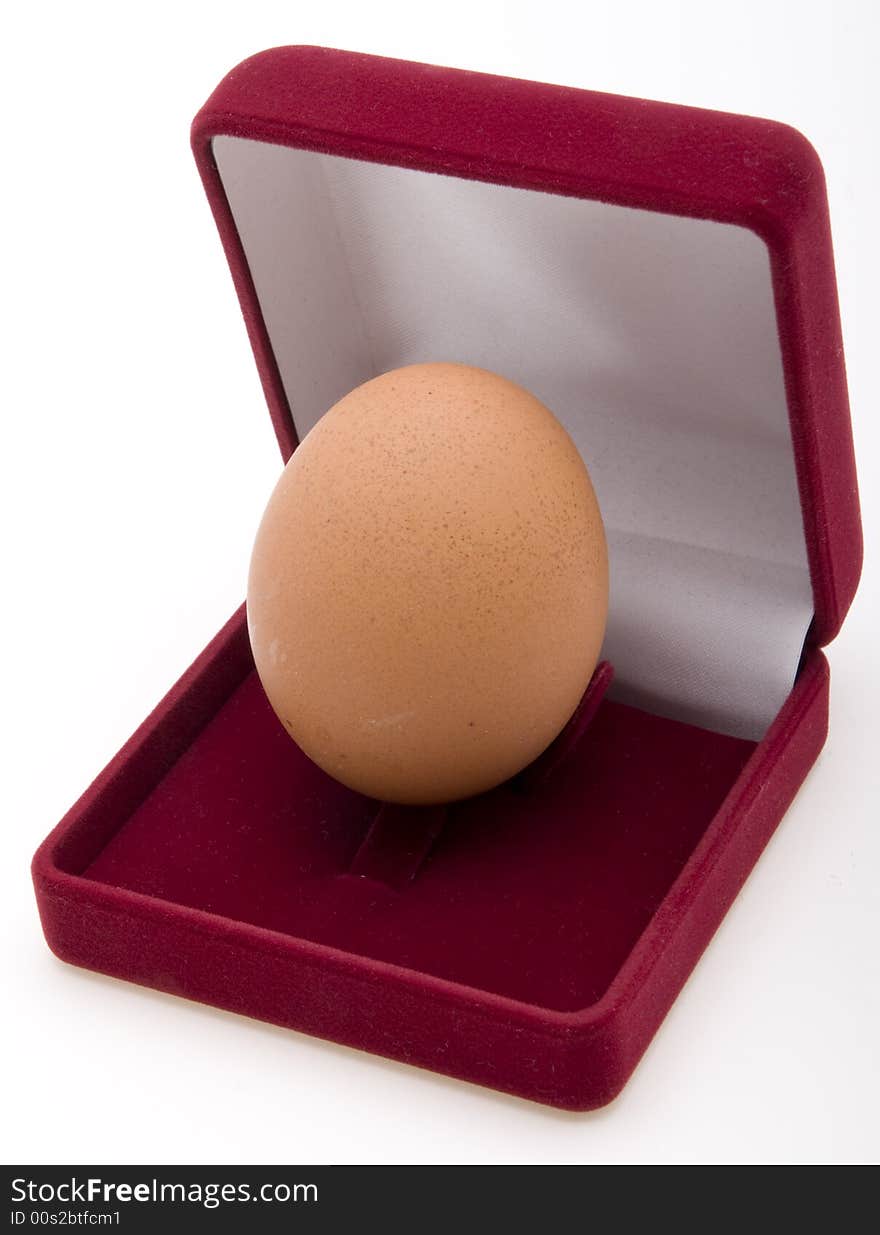 Egg  in Jewelry Box