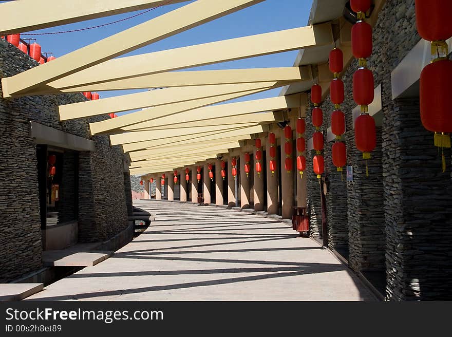 Street in the Chinese New Year