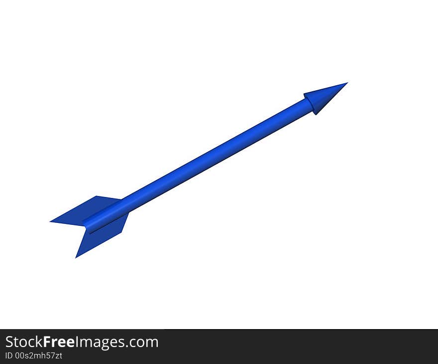 The sharp modern and quickly dark blue arrow. The sharp modern and quickly dark blue arrow