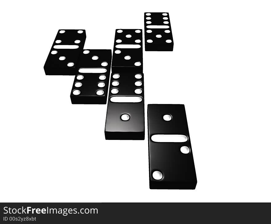 A sequence of a domino game