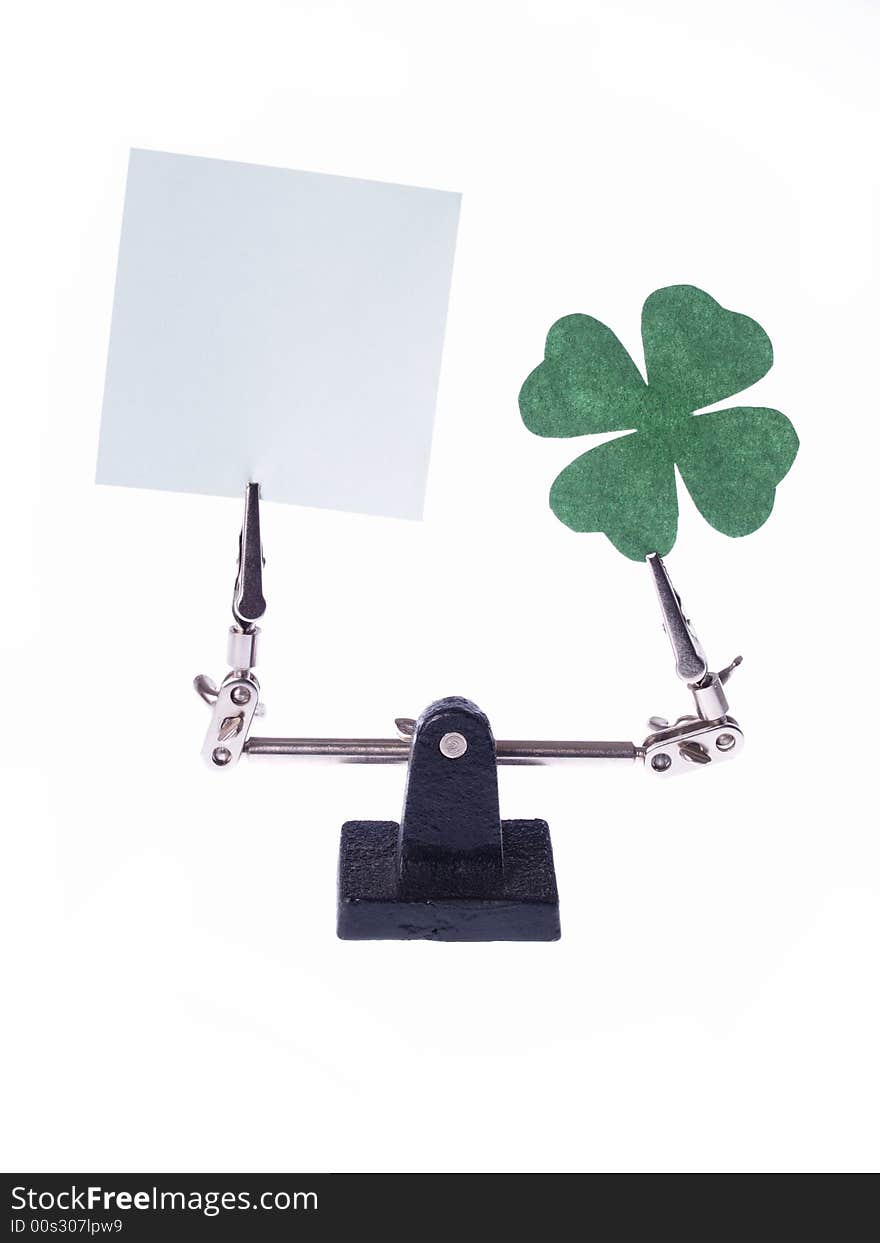 Conceptual studio isolated photo for Saint Patricks. Conceptual studio isolated photo for Saint Patricks