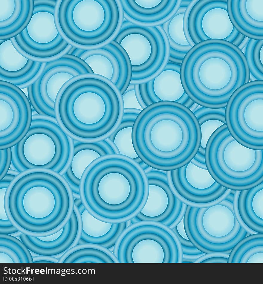 Seamless art water pattern